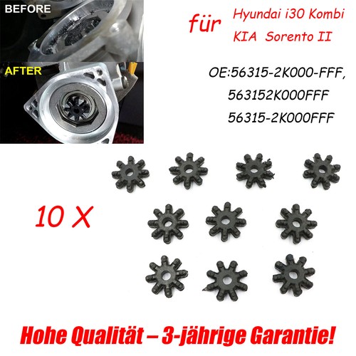 10x zahnrad lenkkupplung - zahnrad,